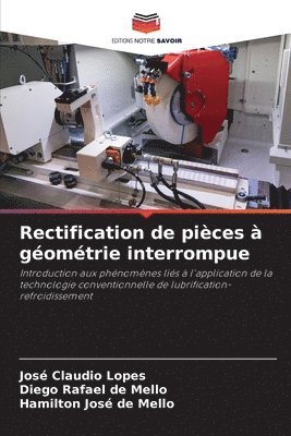 bokomslag Rectification de pièces à géométrie interrompue