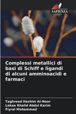 Complessi metallici di basi di Schiff e ligandi di alcuni amminoacidi e farmaci