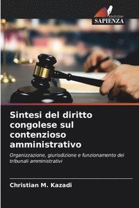 bokomslag Sintesi del diritto congolese sul contenzioso amministrativo