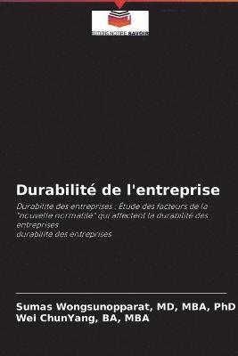 bokomslag Durabilité de l'entreprise