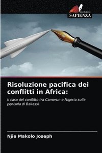 bokomslag Risoluzione pacifica dei conflitti in Africa