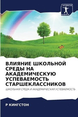 Р КИНГСТОН - ВЛИЯНИЕ ШКОЛЬНОЙ СРЕДЫ НА АКАДЕМИЧЕСКУЮ У, Häftad