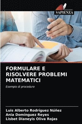 Formulare E Risolvere Problemi Matematici 1