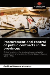 bokomslag Procurement and control of public contracts in the provinces