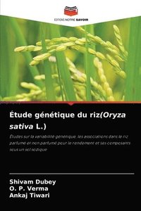 bokomslag tude gntique du riz(Oryza sativa L.)