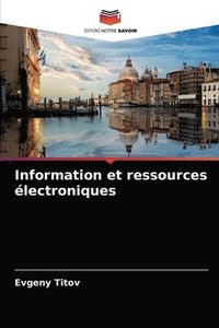 bokomslag Information et ressources lectroniques