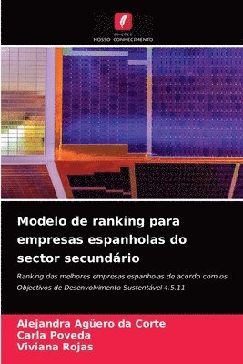 Modelo de ranking para empresas espanholas do sector secundario 1