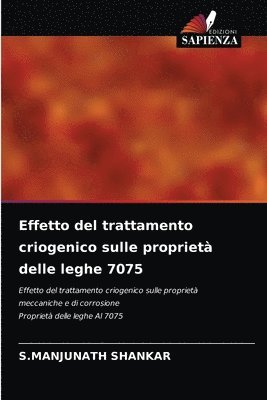 bokomslag Effetto del trattamento criogenico sulle propriet delle leghe 7075