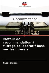 bokomslag Moteur de recommandation  filtrage collaboratif bas sur les intrts