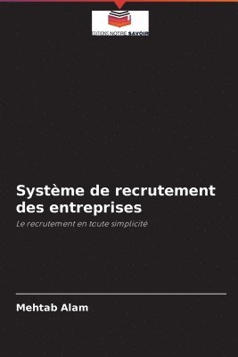 bokomslag Systeme de recrutement des entreprises