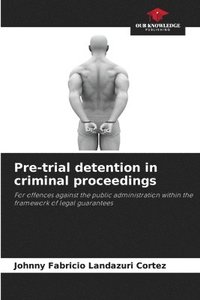 bokomslag Pre-trial detention in criminal proceedings