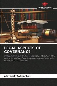 bokomslag Legal Aspects of Governance