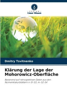 Klrung der Lage der Mohorowicz-Oberflche 1