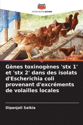 Gnes toxinognes 'stx 1' et 'stx 2' dans des isolats d'Escherichia coli provenant d'excrments de volailles locales 1