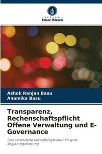 bokomslag Transparenz, Rechenschaftspflicht Offene Verwaltung und E-Governance