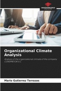 bokomslag Organizational Climate Analysis