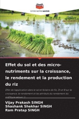 Effet du sol et des micro-nutriments sur la croissance, le rendement et la production du riz 1