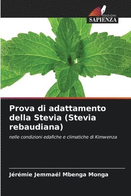 bokomslag Prova di adattamento della Stevia (Stevia rebaudiana)