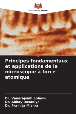 bokomslag Principes fondamentaux et applications de la microscopie  force atomique