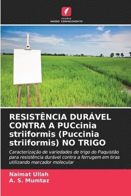 RESISTNCIA DURVEL CONTRA A PUCcinia striiformis (Puccinia striiformis) NO TRIGO 1