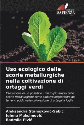 bokomslag Uso ecologico delle scorie metallurgiche nella coltivazione di ortaggi verdi