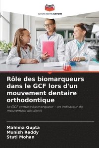 bokomslag Rle des biomarqueurs dans le GCF lors d'un mouvement dentaire orthodontique