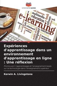 bokomslag Expériences d'apprentissage dans un environnement d'apprentissage en ligne