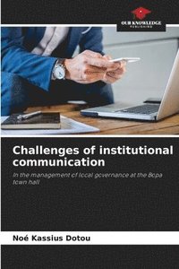 bokomslag Challenges of institutional communication