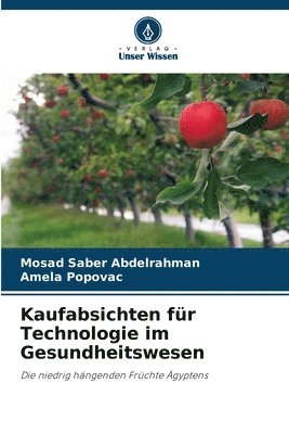 bokomslag Kaufabsichten für Technologie im Gesundheitswesen