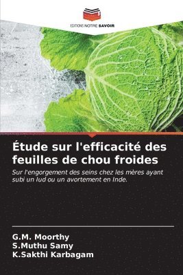 bokomslag tude sur l'efficacit des feuilles de chou froides