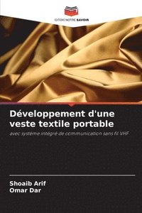 bokomslag Dveloppement d'une veste textile portable