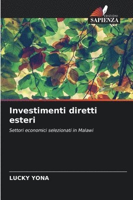 bokomslag Investimenti diretti esteri