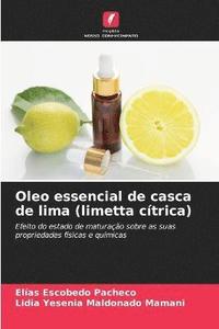 bokomslag Oleo essencial de casca de lima (limetta cítrica)