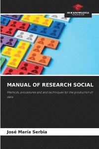 bokomslag Manual of Research Social