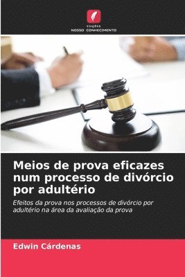 Meios de prova eficazes num processo de divrcio por adultrio 1