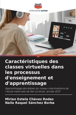 bokomslag Caractristiques des classes virtuelles dans les processus d'enseignement et d'apprentissage