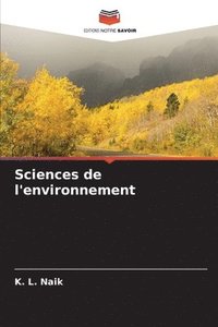 bokomslag Sciences de l'environnement