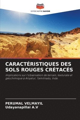 bokomslag Caractristiques Des Sols Rouges Crtacs