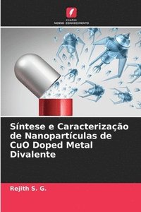 bokomslag Sntese e Caracterizao de Nanopartculas de CuO Doped Metal Divalente