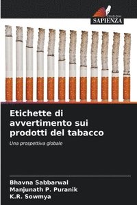 bokomslag Etichette di avvertimento sui prodotti del tabacco