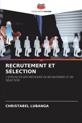 Christabel Lubanga - Recrutement Et Sélection, Häftad