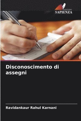 bokomslag Disconoscimento di assegni