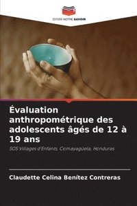 bokomslag valuation anthropomtrique des adolescents gs de 12  19 ans