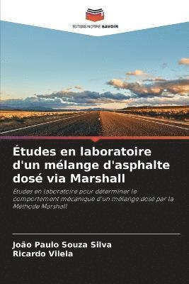 bokomslag tudes en laboratoire d'un mlange d'asphalte dos via Marshall