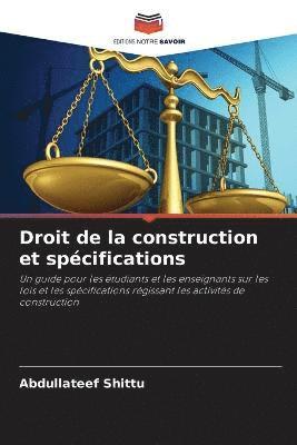 bokomslag Droit de la construction et spcifications