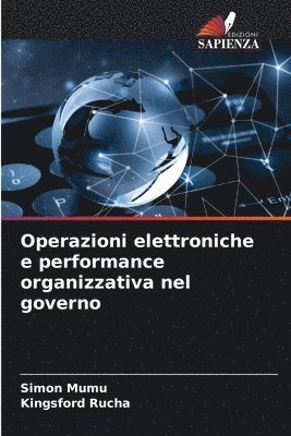 Operazioni elettroniche e performance organizzativa nel governo 1