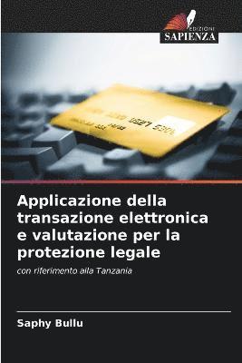 bokomslag Applicazione della transazione elettronica e valutazione per la protezione legale