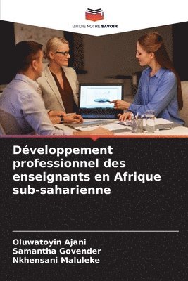 bokomslag Dveloppement professionnel des enseignants en Afrique sub-saharienne