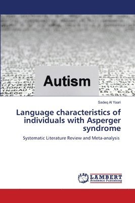 bokomslag Language characteristics of individuals with Asperger syndrome