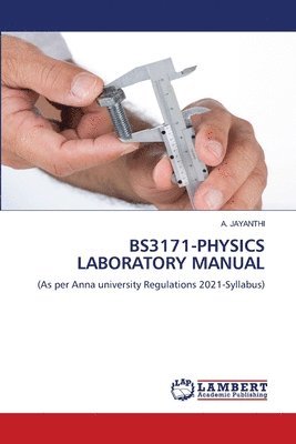 bokomslag Bs3171-Physics Laboratory Manual